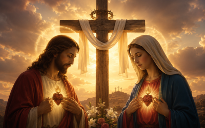 La Croix Glorieuse : contempler l&rsquo;Amour victorieux des Cœurs Très Saints de Jésus et de Marie